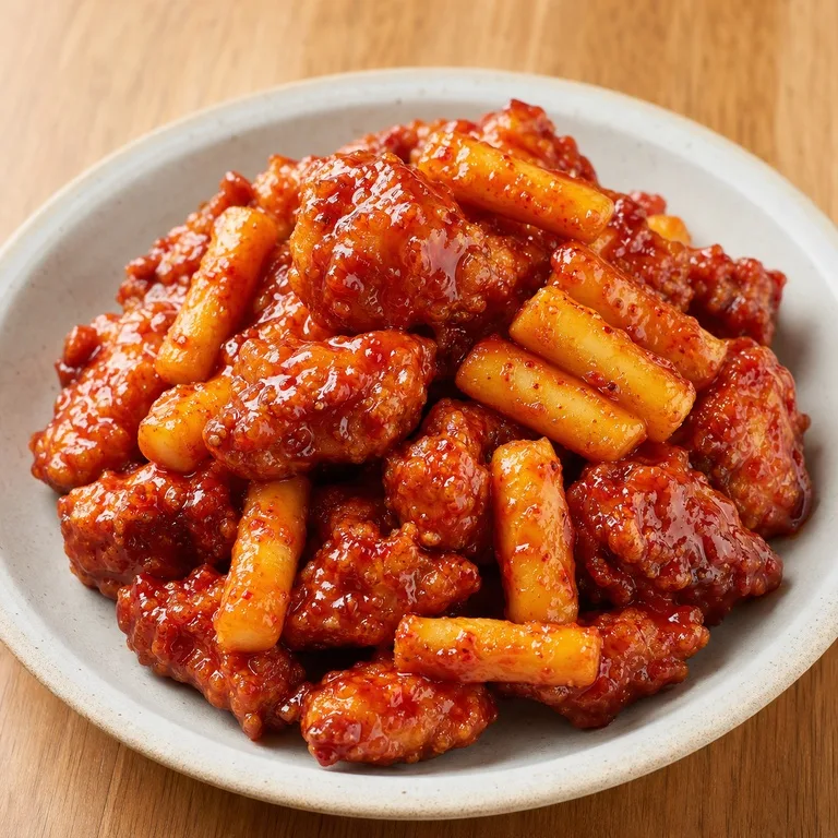 떡양념치킨
