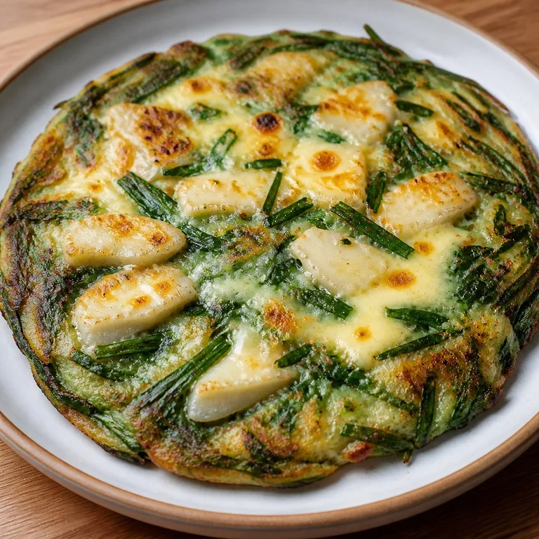 Jeon kucai keju tteok