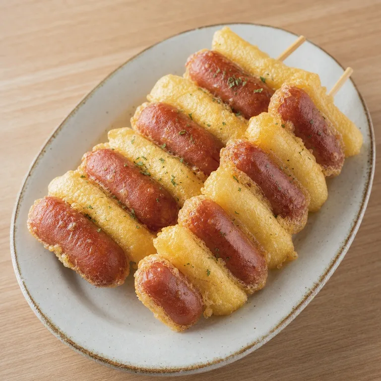 Sosis Kue Beras Goreng