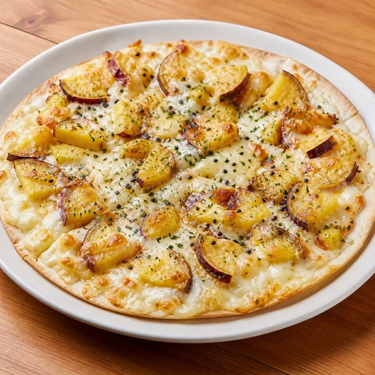 Pizza Ubi Jalar Tortilla
