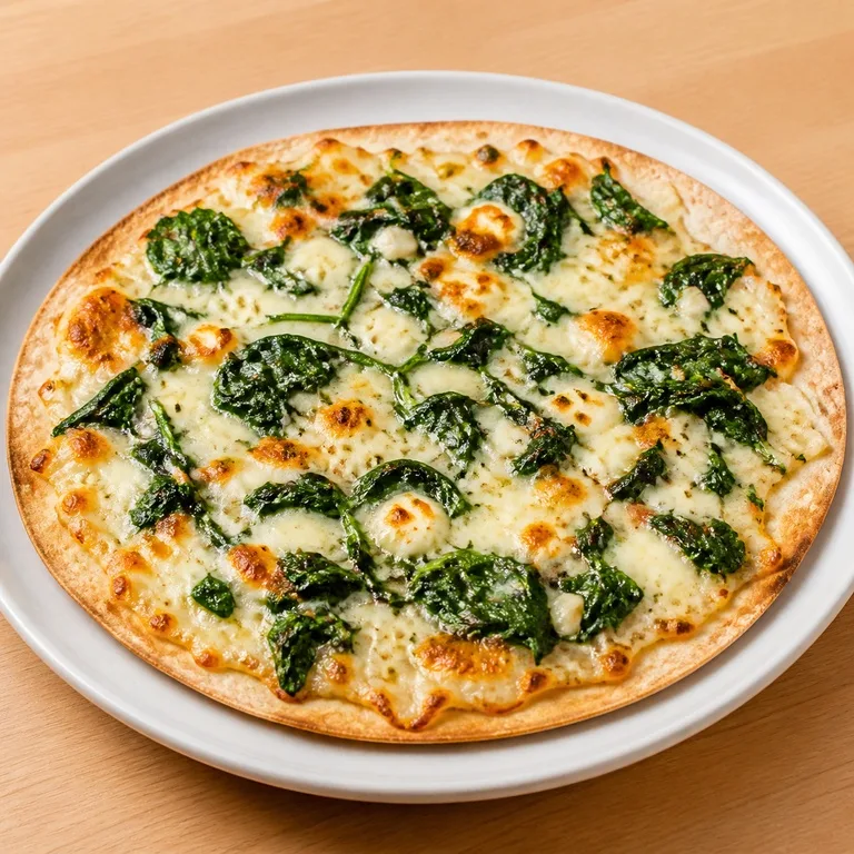 Pizza Bayam Tortilla