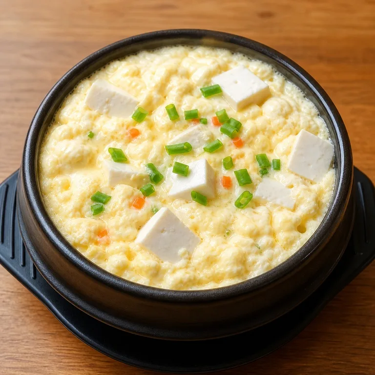 Tahu dan Telur Kukus Pot Tanah Liat