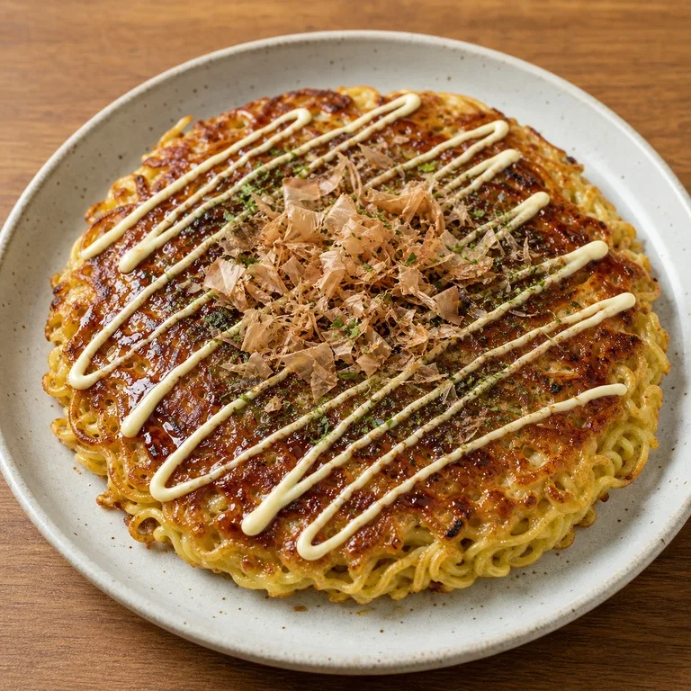 ラーメンお好み焼き