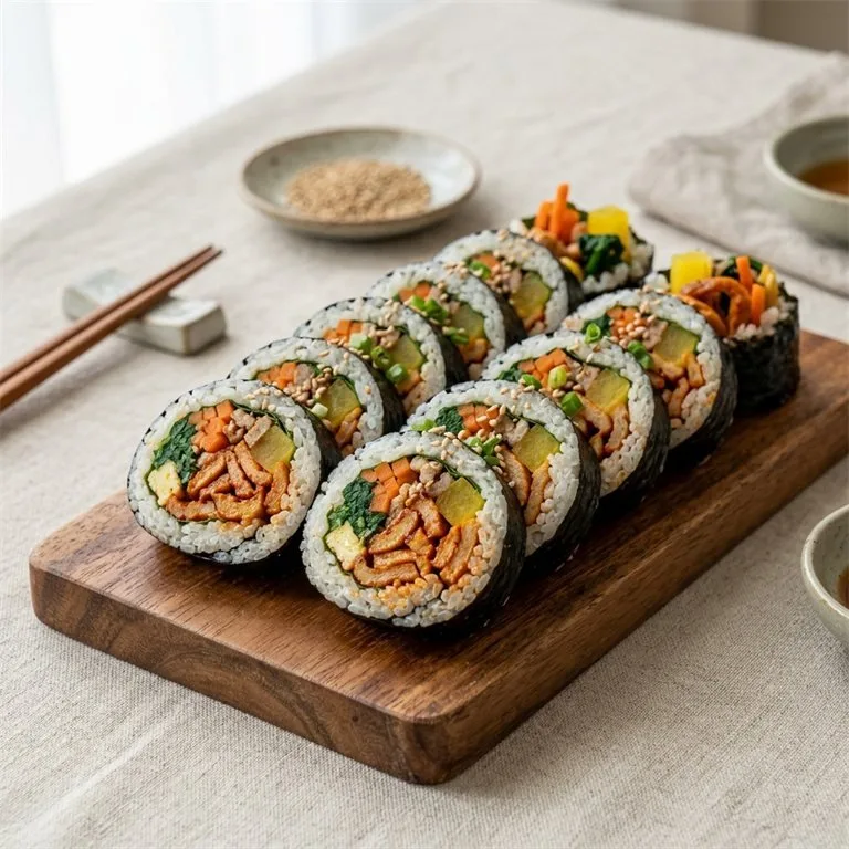Gimbap Kue Ikan Pedas