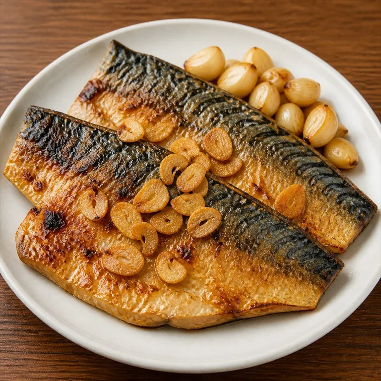 にんにく鯖