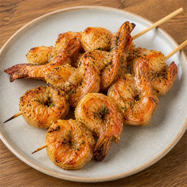 마늘왕새우꼬치