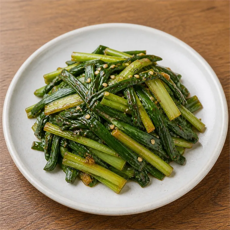 마늘잎