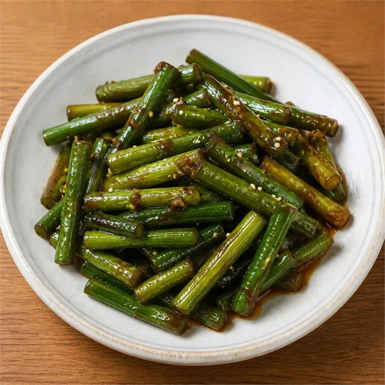 마늘종간장