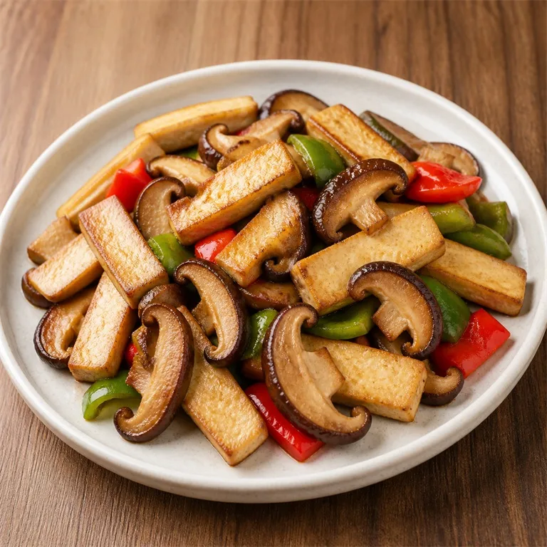 มันเทศและเห็ดหอม