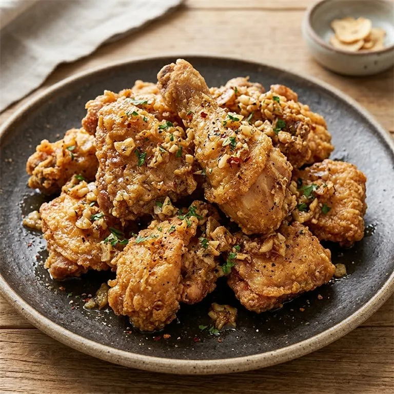 ไก่ทอดเนยกระเทียม