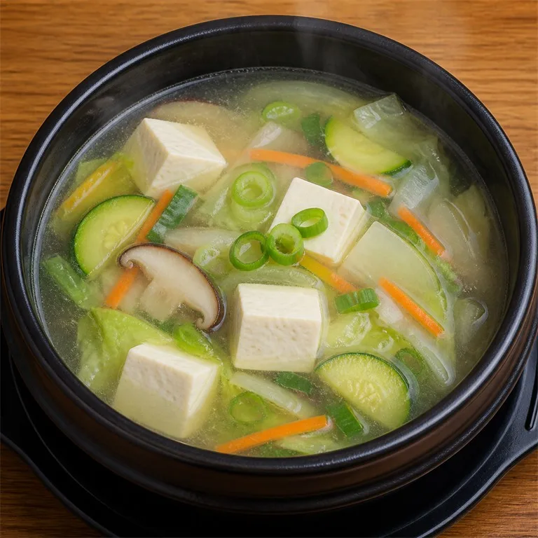 맑은채소두부