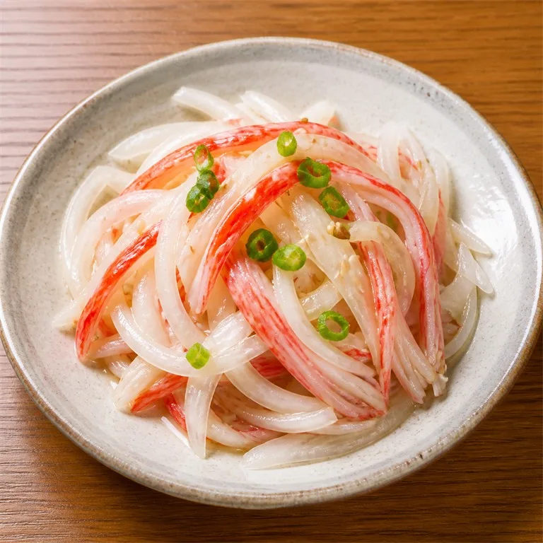 カニカマ玉ねぎ冷菜