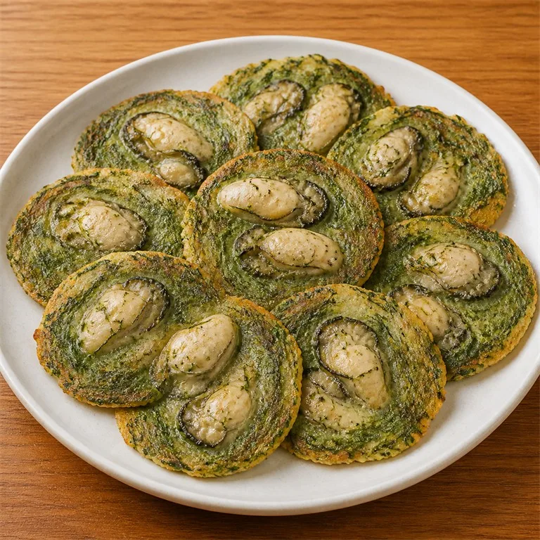 メセンイとカキのチヂミ