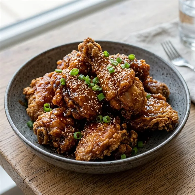 ไก่กรอบซอสหวานแบบติดกระดูก