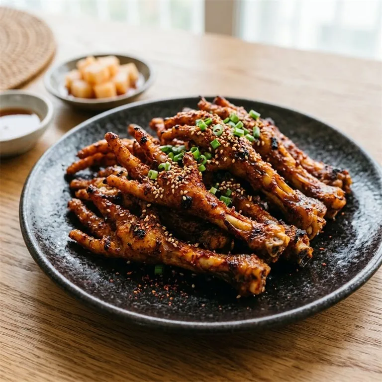 ตีนไก่ผัดเผ็ดแบบติดกระดูก