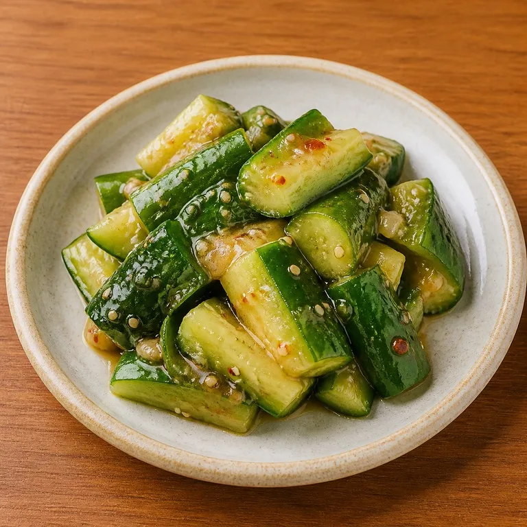 매실오이냉