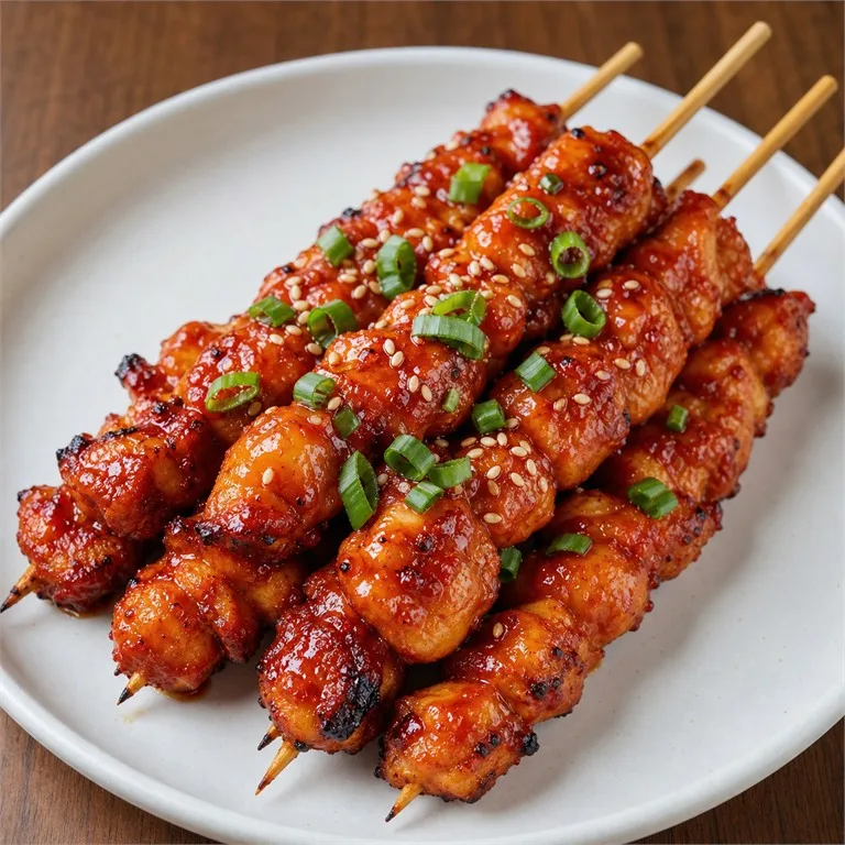 ไก่เสียบไม้เผ็ด