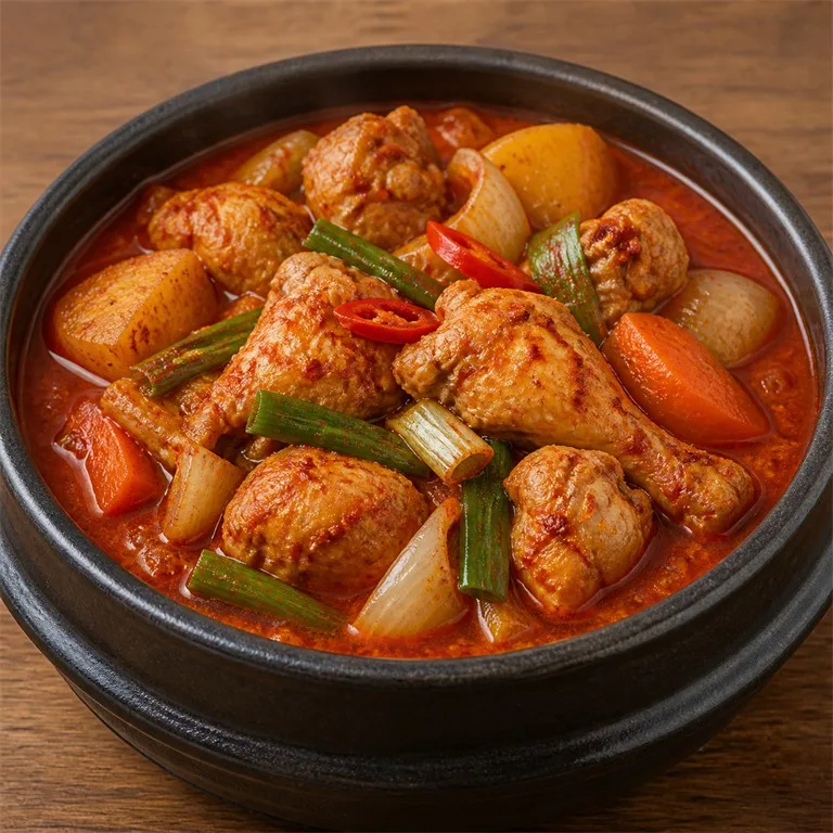 แกงเผ็ดไก่ (ทักโดรีทัง)