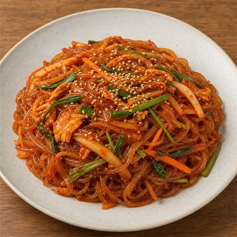 ผัดวุ้นเส้นเผ็ด