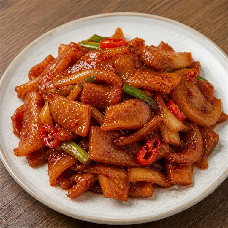 หนังหมูผัดเผ็ด