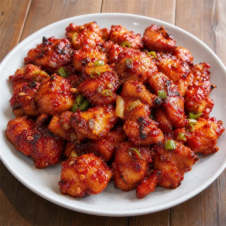 매운양념닭