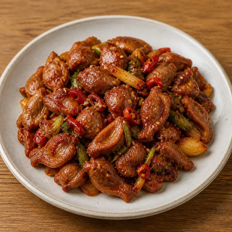 매운양념똥집