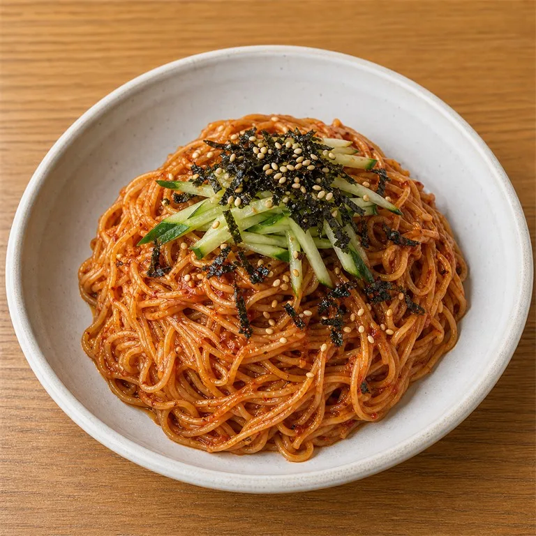 매콤간장비빔국수