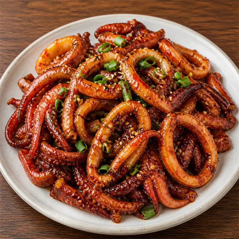 매콤달콤오징어