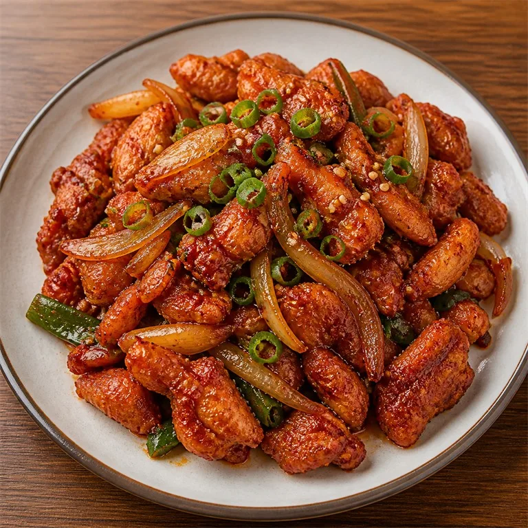 매콤닭불