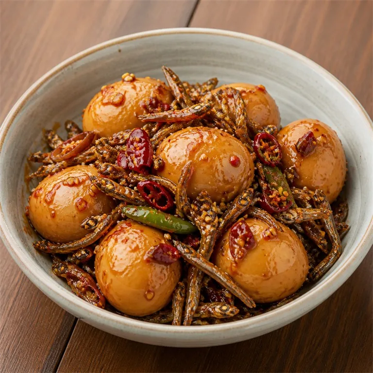 매콤멸치달걀장
