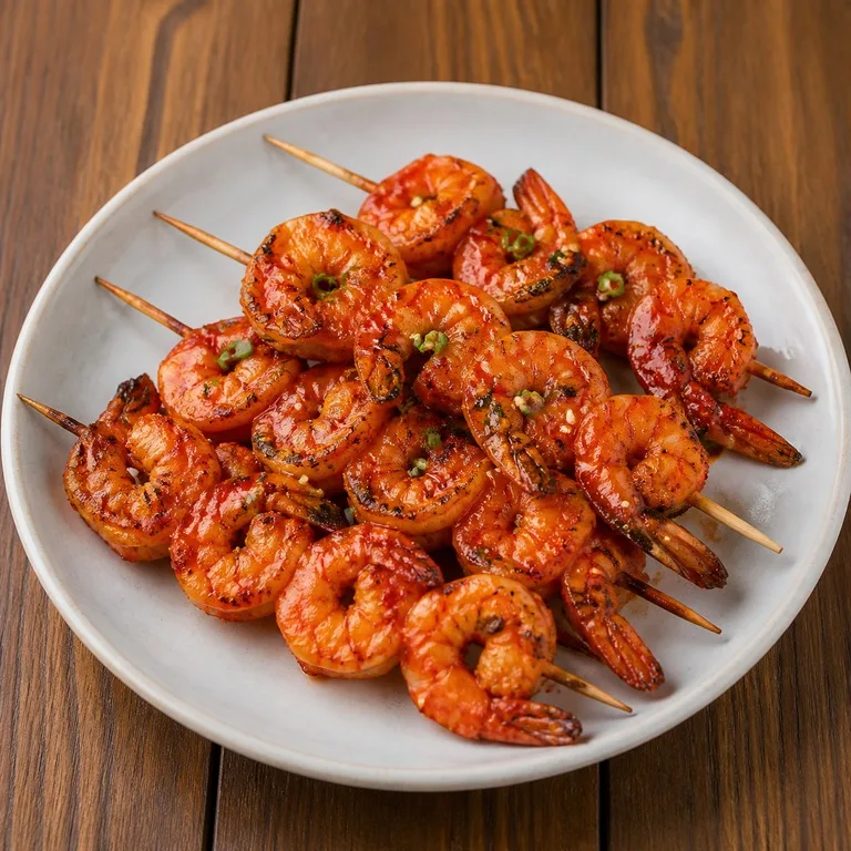 매콤새우꼬치