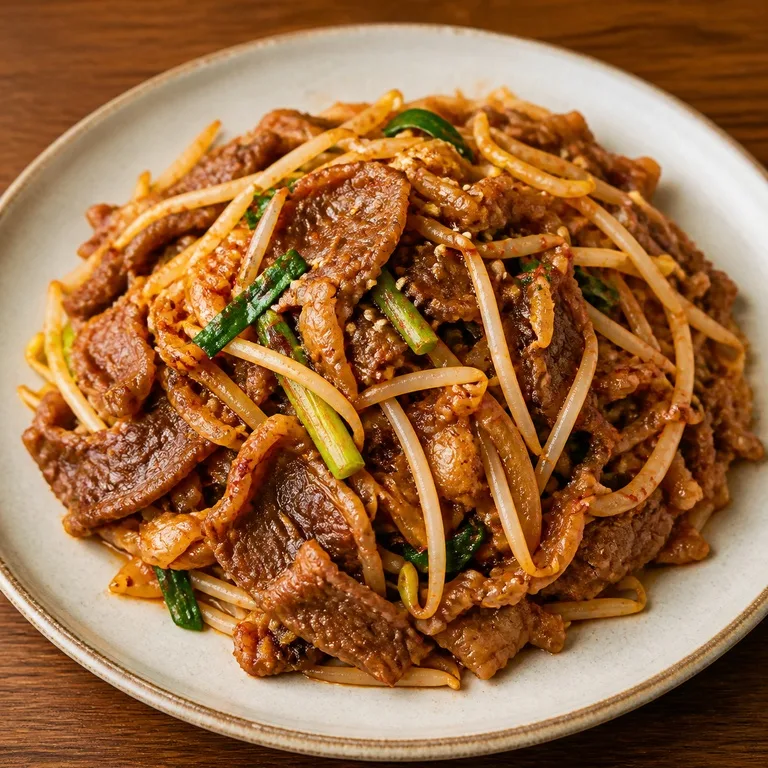 매콤차돌박이숙주