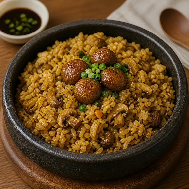 ข้าวแกงกะหรี่เห็ดมัชมารู