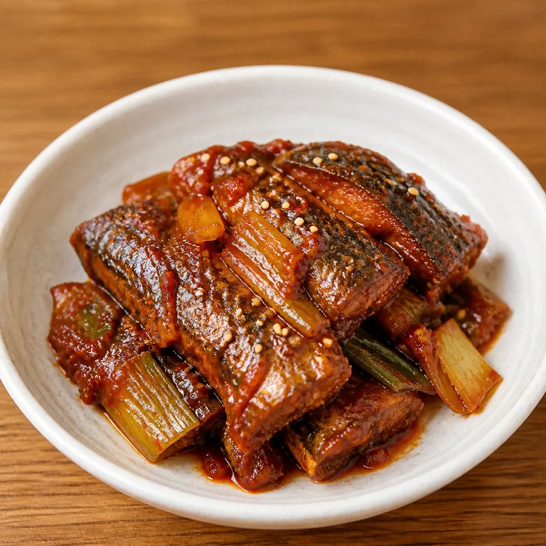 ナマズの煮物