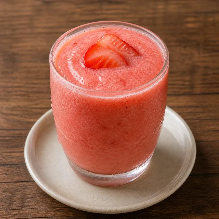 Smoothie Stroberi Ginseng Merah