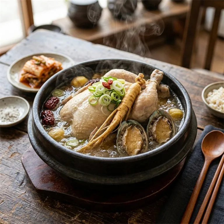 ស៊ុបមាន់យិនស៊ិនព្រៃនិងខ្យងប៉ាវហ៊ឺ