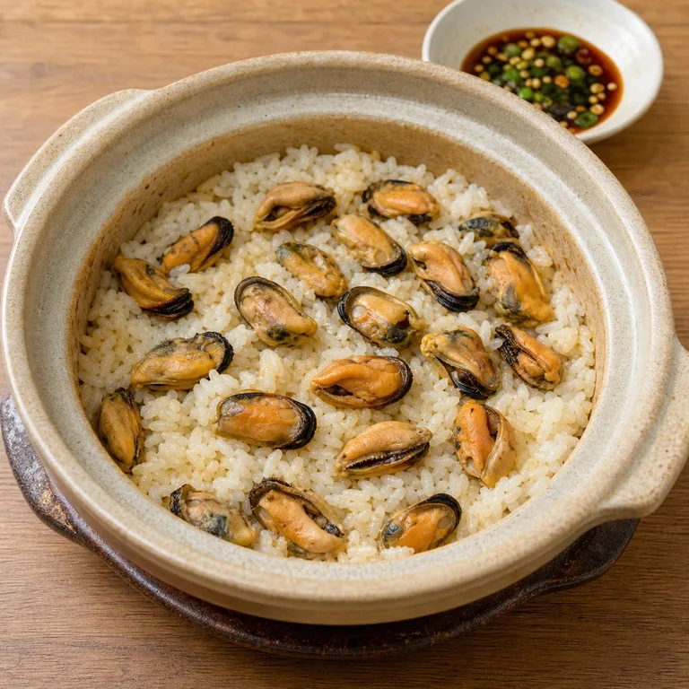 홍합밥