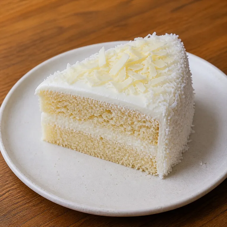 Kue Kelapa Cokelat Putih