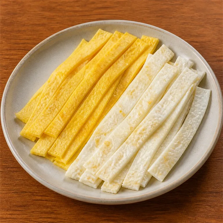 Hiasan Telur Kuning dan Putih