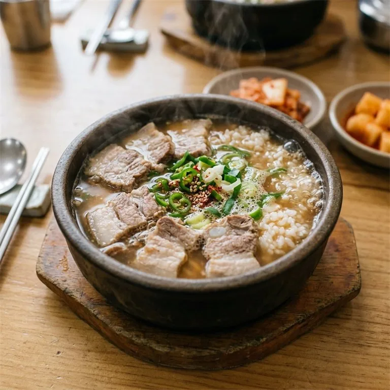 ស៊ុបបាយសាច់ជ្រូកបីជាន់