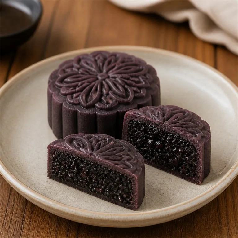 흑미월병