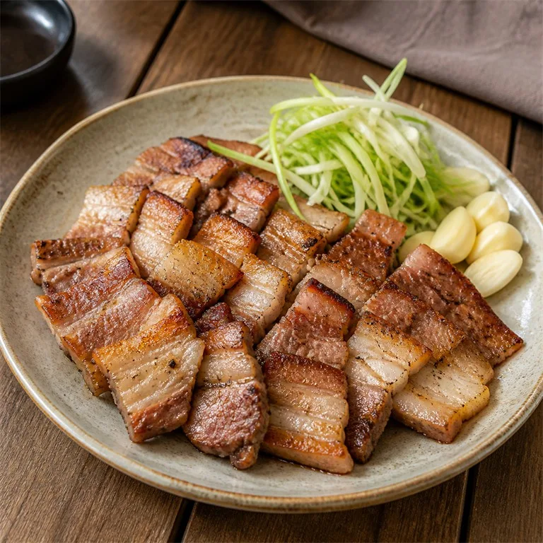 흑삼겹살