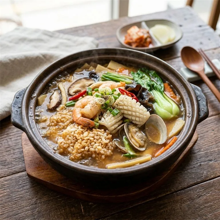 ស៊ុបបាយក្តាំងគ្រឿងសមុទ្រ