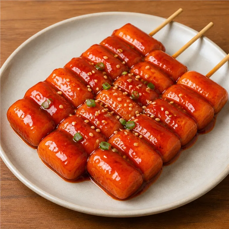 ซอสเสียบไม้ต๊อกรสเผ็ดหวาน