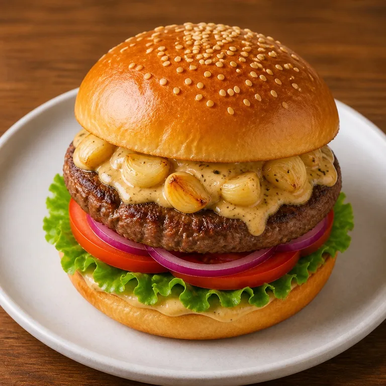 ガーリックバーガー