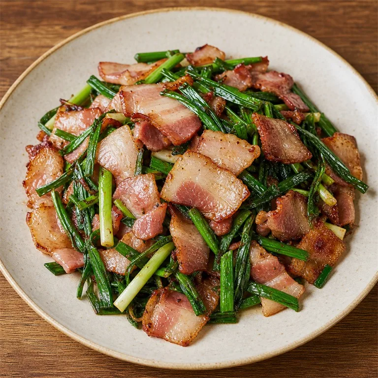 쪽파베이컨