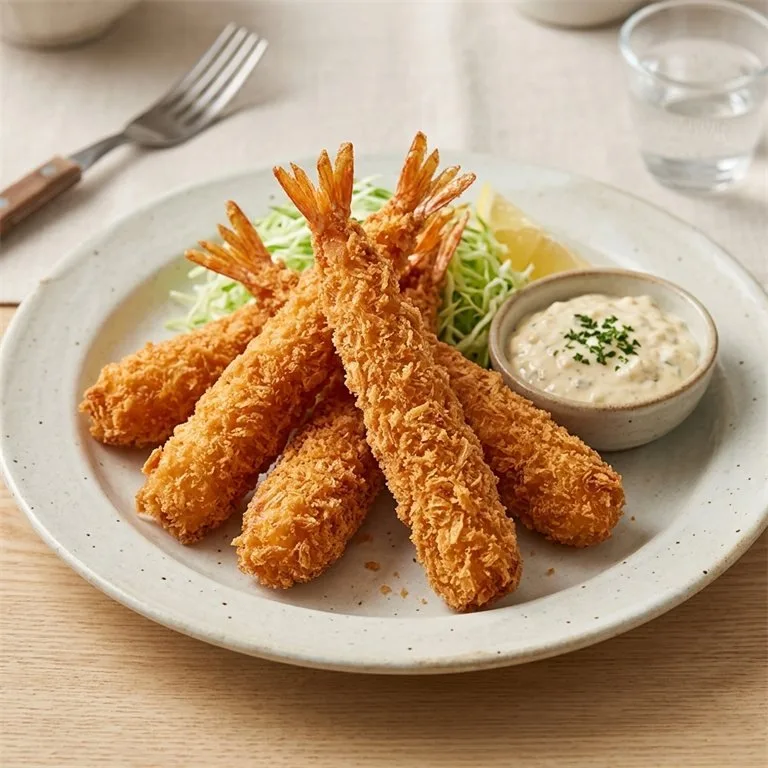 กุ้งชุบแป้งทอด