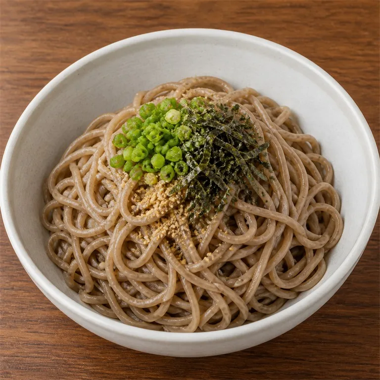 หมี่บัควีทน้ำมันงาขี้ม้อน