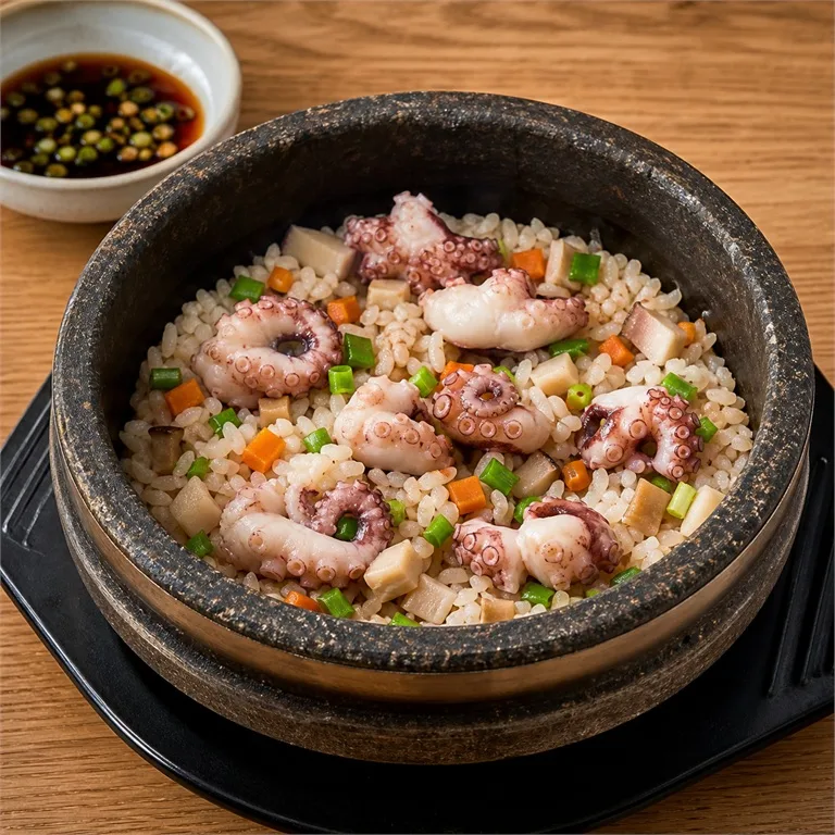 Nasi Pot Batu Gurita