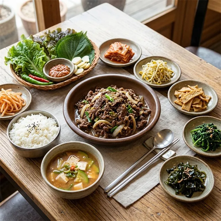 소불고기쌈밥정식